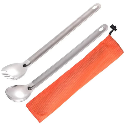 Ultralichte spork met lang handvat – Draagbaar & multifunctioneel - Bivakshop