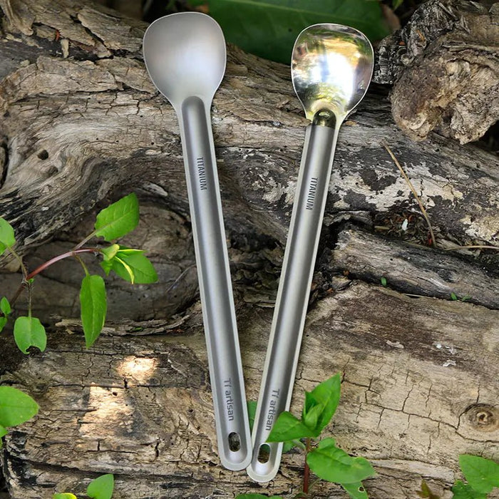 Ultralichte spork met lang handvat – Draagbaar & multifunctioneel - Bivakshop