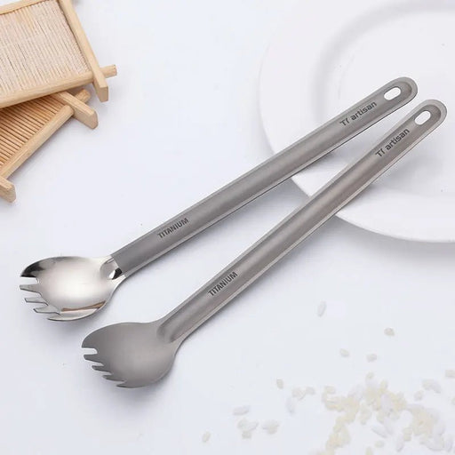 Ultralichte spork met lang handvat – Draagbaar & multifunctioneel - Bivakshop