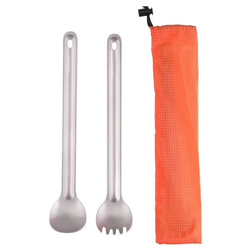 Ultralichte spork met lang handvat – Draagbaar & multifunctioneel - Bivakshop