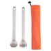 Ultralichte spork met lang handvat – Draagbaar & multifunctioneel - Bivakshop