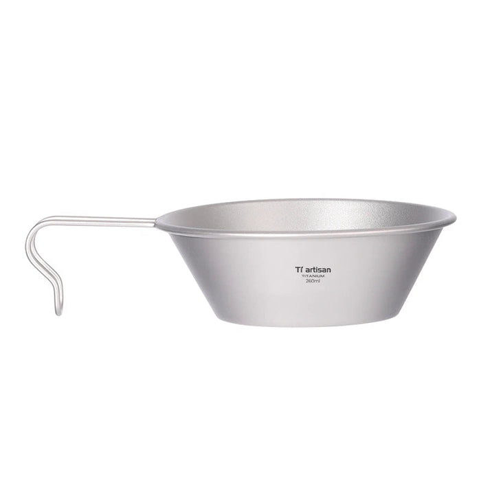 Ultralichte titanium kom – 260ml Sierra bowl met vast handvat voor outdoor & camping - Bivakshop