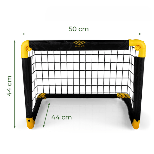 Umbro - Compacte Voetbaldoeltjes – 50 x 44 cm – Set van 2 – Voor Binnen & Buiten - Bivakshop