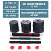 Umbro - Dumbbell Set – 19 - delig – Verstelbare Halterset voor Krachttraining - Bivakshop