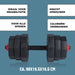 Umbro - Dumbbell Set – 19 - delig – Verstelbare Halterset voor Krachttraining - Bivakshop