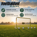 Umbro - Groot Voetbaldoel – 300 x 200 x 90 cm – Robuust Stalen Frame – Trainingsdoel - Bivakshop