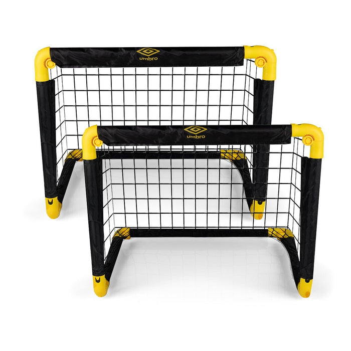 Umbro - Voetbaldoeltjes Set van 2 – 56 x 45 cm – Compact & Lichtgewicht – Minidoelen voor Kinderen - Bivakshop