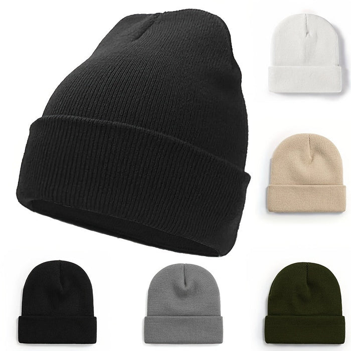 Unisex Gebreide Muts – Extra Warm, Basis Stijl – 100% Acryl - Bivakshop