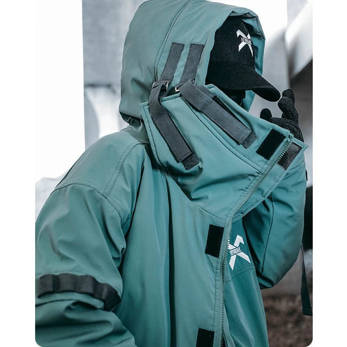 Unisex winterjas - Zware gewatteerde puffer - Gothic harajuku stijl - Bivakshop