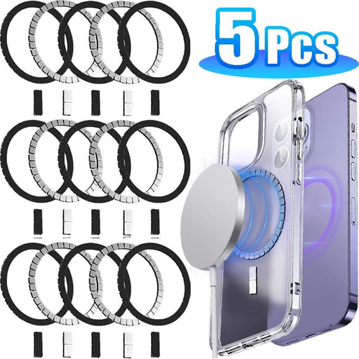 Universele magnetische ringen sticker - Ultradun magneetpatch - Voor iphone magsafe - Bivakshop