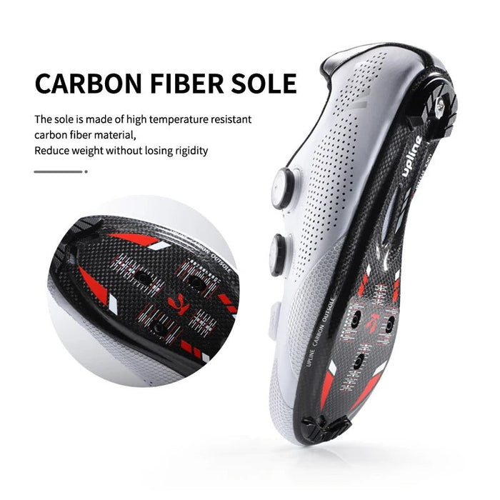 Upline ultralichte fietsschoenen - 14 niveau hardheid - Carbon fiber zool - Bivakshop