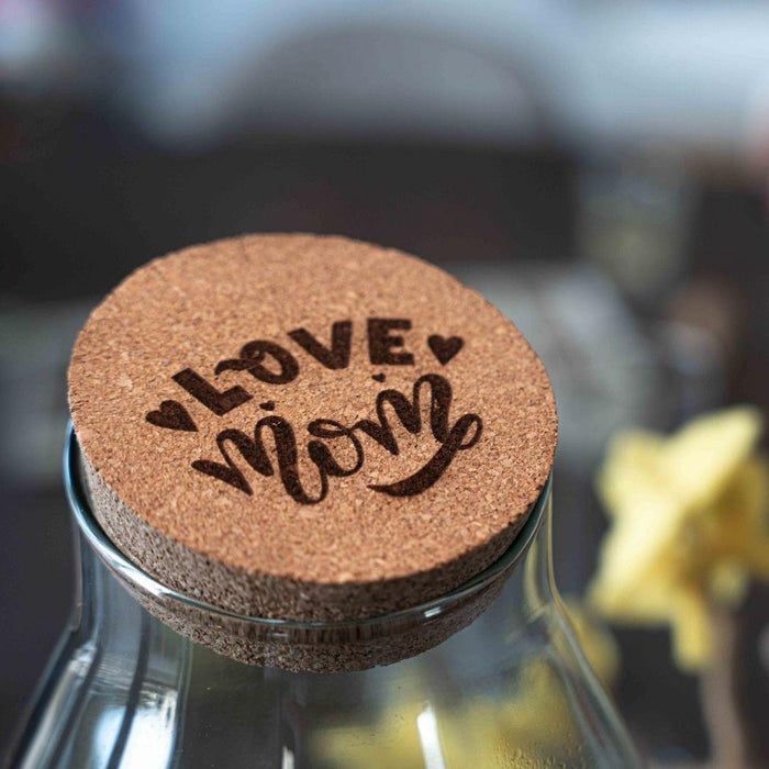 Urbanjngl - Love Mom Terrarium Drop XL - Ø 24 cm - 37 cm - Moederdag Cadeau - Bivakshop