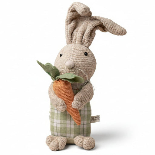 Urbanjngl - Paashaas Decoratie Verzwaard Met Wortel - 30 cm - Bivakshop