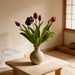 Urbanjngl – Tulpenboeket Real Touch – 7 Kunsttulpen – Diep Rood (42 cm) - Bivakshop