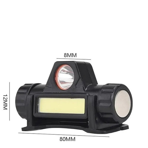 USB - oplaadbare LED hoofdlamp – Magnetisch – Super helder & Waterdicht - Bivakshop