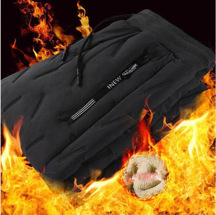 USB verwarmde broek voor heren - Elastische taille - Thermische outdoor sportbroek tot maat 6XL - Bivakshop