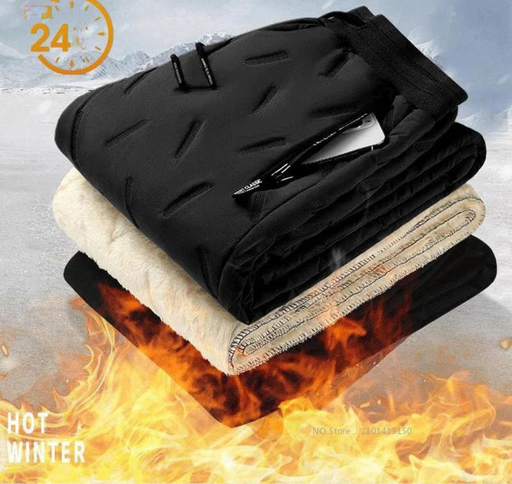 USB verwarmde broek voor heren - Elastische taille - Thermische outdoor sportbroek tot maat 6XL - Bivakshop