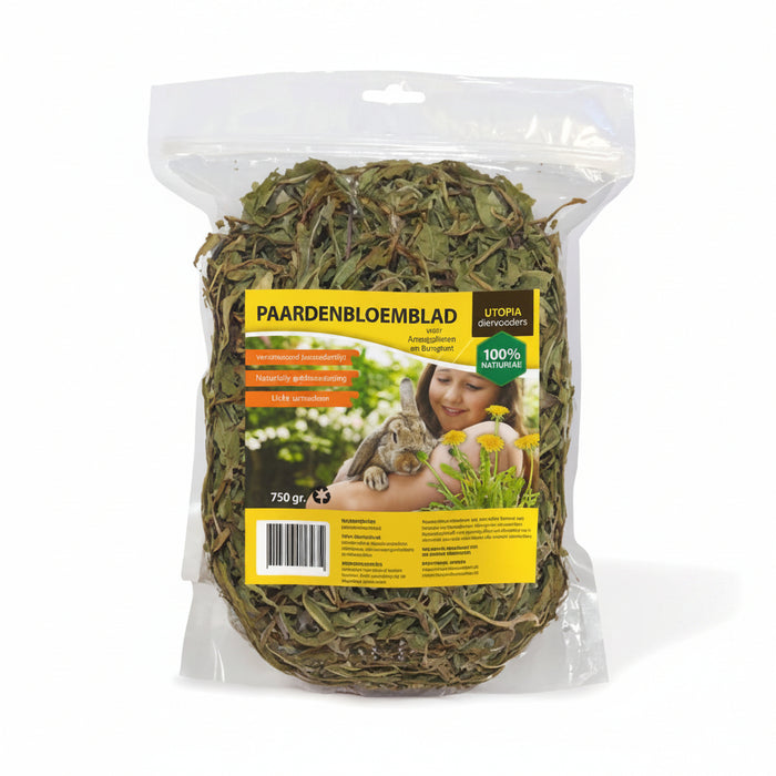 Utopia - Paardenbloemblad - Natuurlijk & Eetlustopwekkend (750 gr) - Bivakshop