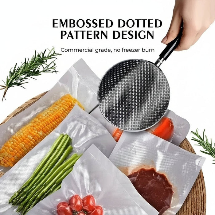 Vacumeerzakken – 50 Stuks – Luchtdicht – Voor Voedselopslag & Meal - Prep - Bivakshop