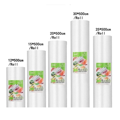 Vacuümrollen – 500 cm – Diverse Breedtes (12–30 cm) – Luchtdicht - Bivakshop