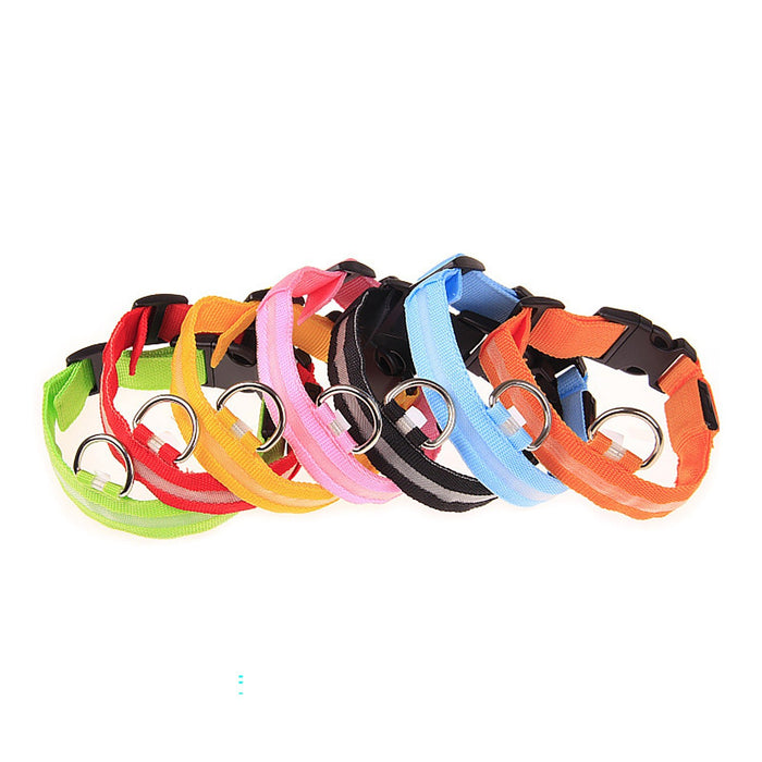 Verlichte hondenhalsband – Verstelbaar – Veilig in het donker - Bivakshop