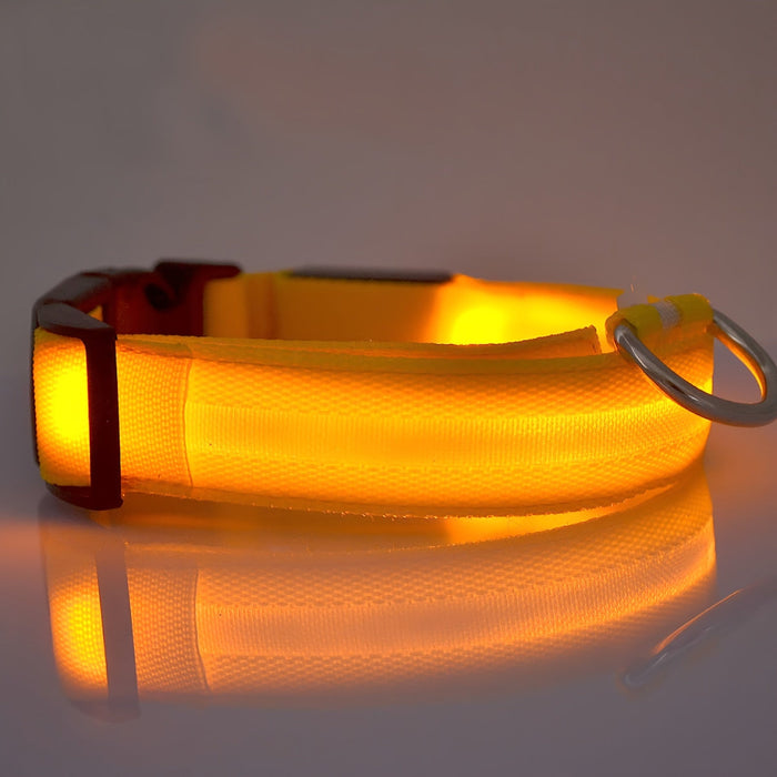 Verlichte hondenhalsband – Verstelbaar – Veilig in het donker - Bivakshop