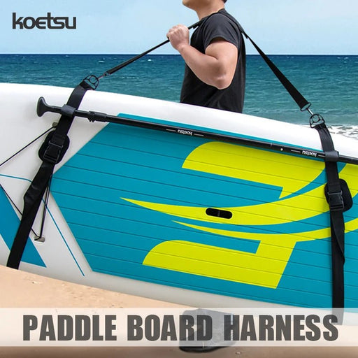 Verstelbare SUP - peddel draagband – Comfortabel surfboard draagriem - Bivakshop