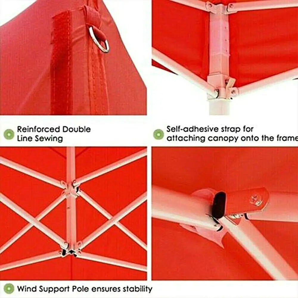 Vervangend doek - Tuin BBQ - gazebo – Waterbestendig tentdak voor 3 - 4 personen - Bivakshop