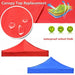 Vervangend doek - Tuin BBQ - gazebo – Waterbestendig tentdak voor 3 - 4 personen - Bivakshop