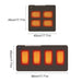 Verwarmd Zitkussen – 4 Verwarmingszones – USB/Type - C Oplaadbaar – Instelbare Warmtestanden – Winter Camping Stoelkussen - Bivakshop