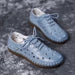 Vintage dames loafers - Met zachte zool holle details - En vetersluiting - Bivakshop