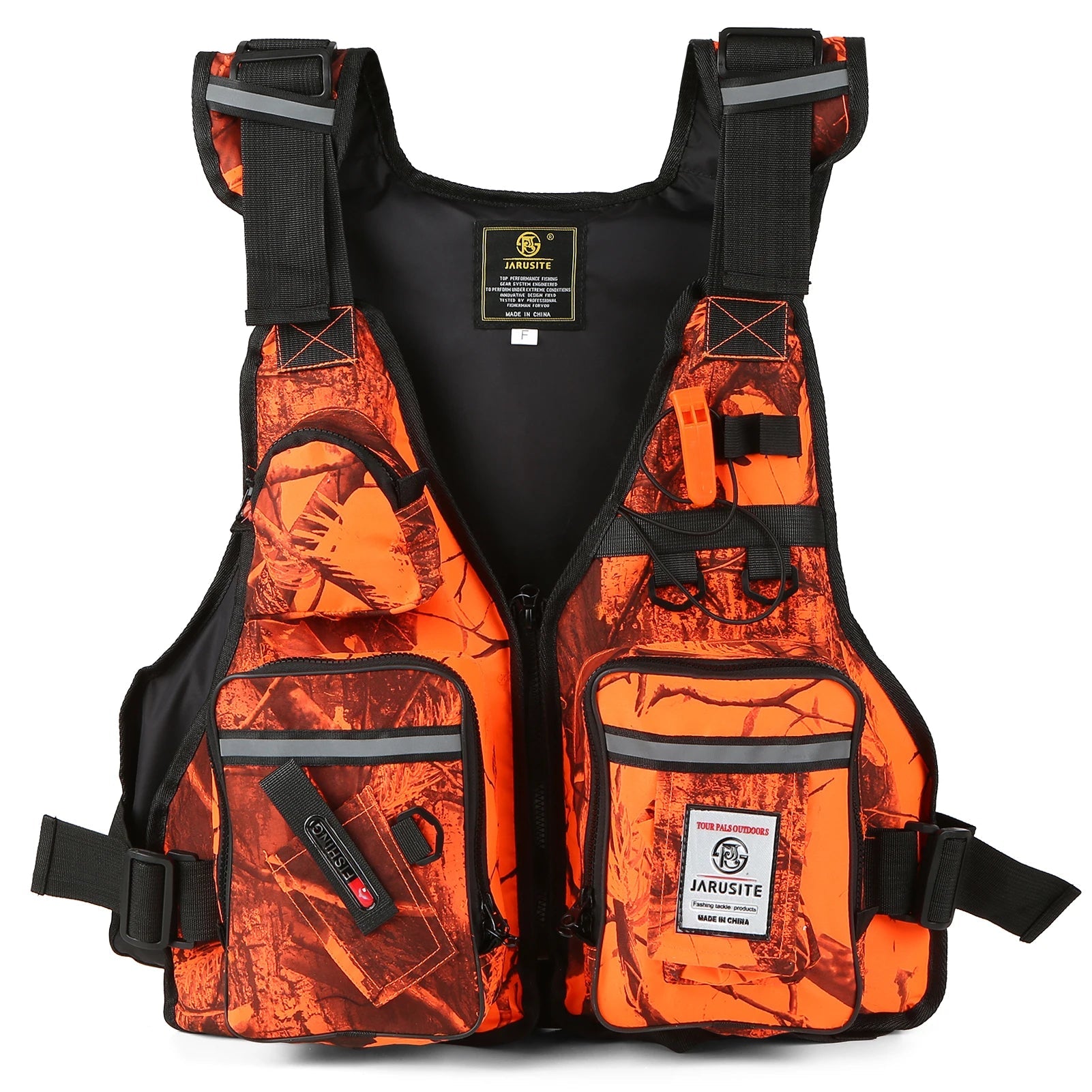 Vismuil multi - pocket drijfvest – Waterdichte kayak & visgilet met fleshouder - Bivakshop