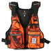 Vismuil multi - pocket drijfvest – Waterdichte kayak & visgilet met fleshouder - Bivakshop