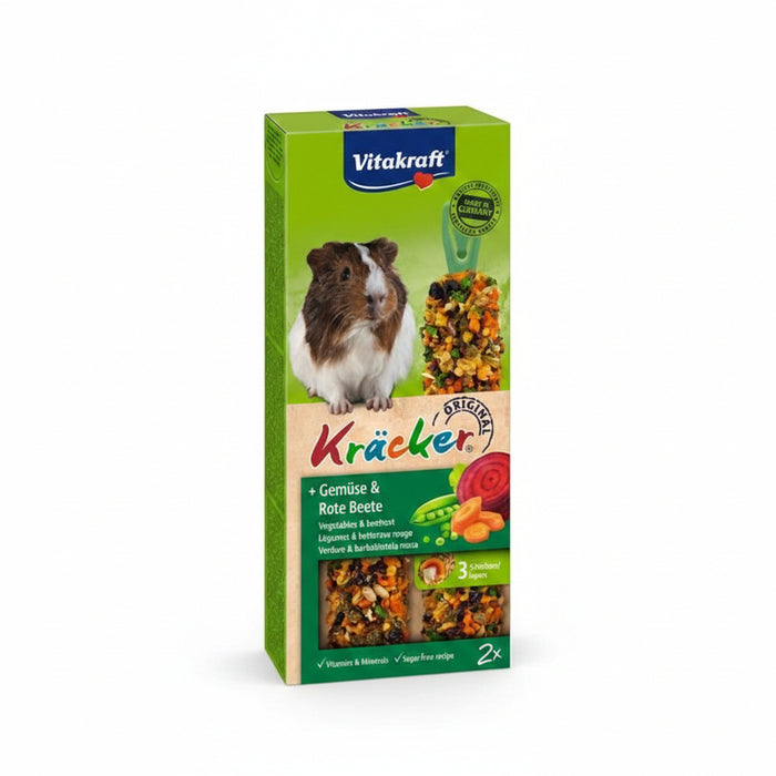 Vitakraft - Cavia Kracker - Groente & Rode Biet (2 stuks) - Bivakshop
