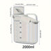 Voercontainer huisdier 2L/2,8L – luchtdicht – met maatbeker - Bivakshop