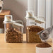 Voercontainer huisdier 2L/2,8L – luchtdicht – met maatbeker - Bivakshop