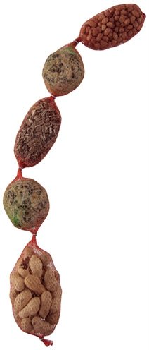 Vogelslinger - 3 Netjes Pinda's & Zonnebloempitten - 2 Vetbollen - Bivakshop