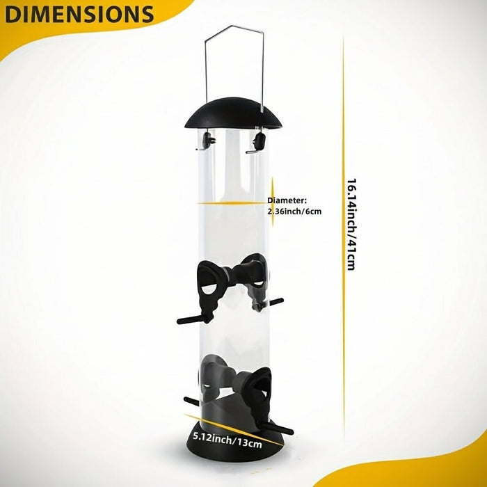 Vogelvoederbak – Hangend – Duurzaam – 4 Voerpoorten - Bivakshop