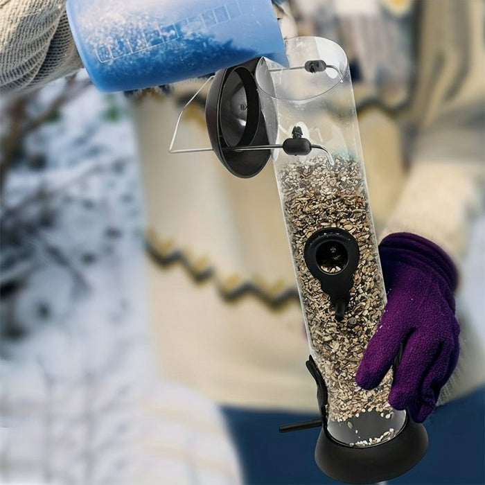 Vogelvoederbak – Hangend – Duurzaam – 4 Voerpoorten - Bivakshop