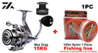 Vwvividworld - Dubbele spoel vismolen - Glad met metalen arm - Bivakshop