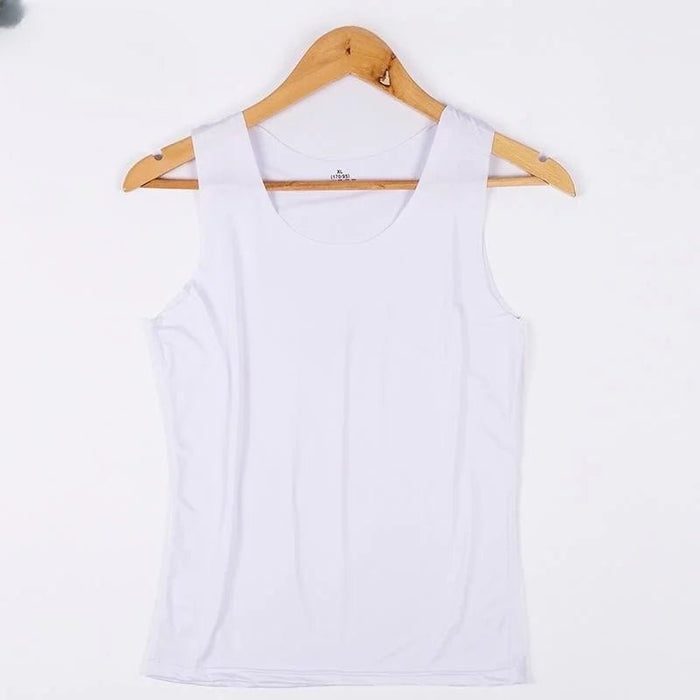 Wames zomerse strakke tanktop - No trace casual mouwloos - Met medium stretch - Bivakshop