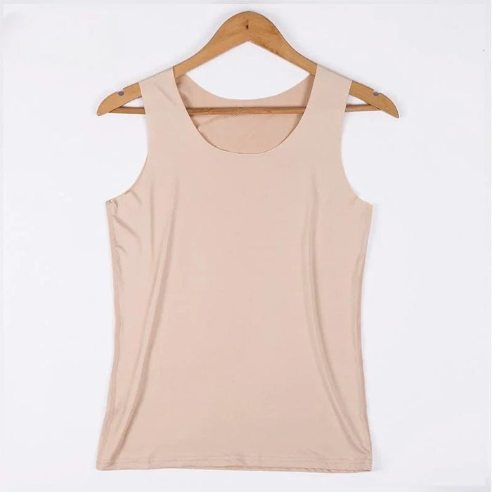 Wames zomerse strakke tanktop - No trace casual mouwloos - Met medium stretch - Bivakshop