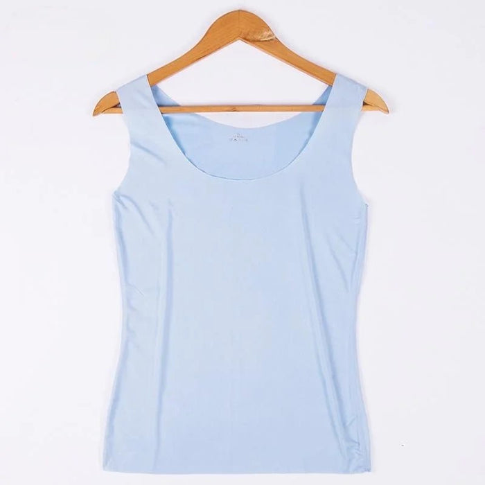 Wames zomerse strakke tanktop - No trace casual mouwloos - Met medium stretch - Bivakshop
