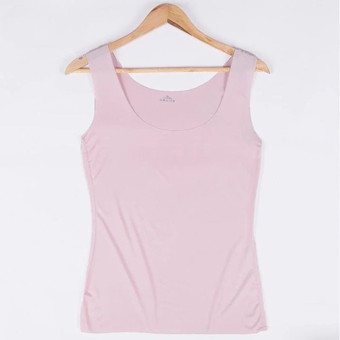 Wames zomerse strakke tanktop - No trace casual mouwloos - Met medium stretch - Bivakshop