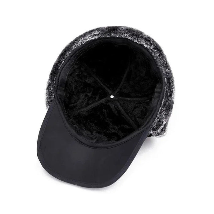Warme outdoor visserspet – Dikke wintermuts met kunstbont voor extreme kou en wintersport - Bivakshop