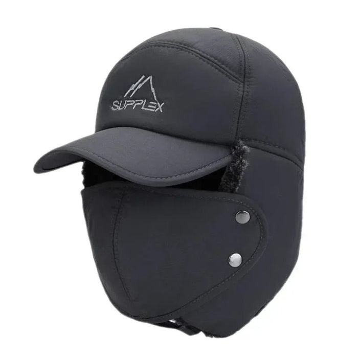 Warme outdoor visserspet – Dikke wintermuts met kunstbont voor extreme kou en wintersport - Bivakshop