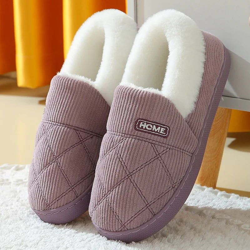 Warme pantoffels – zachte zool – pluizig wintercomfort - Bivakshop