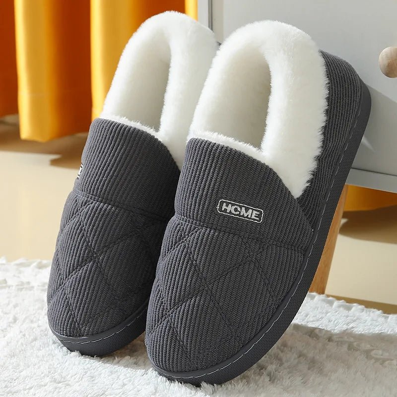 Warme pantoffels – zachte zool – pluizig wintercomfort - Bivakshop