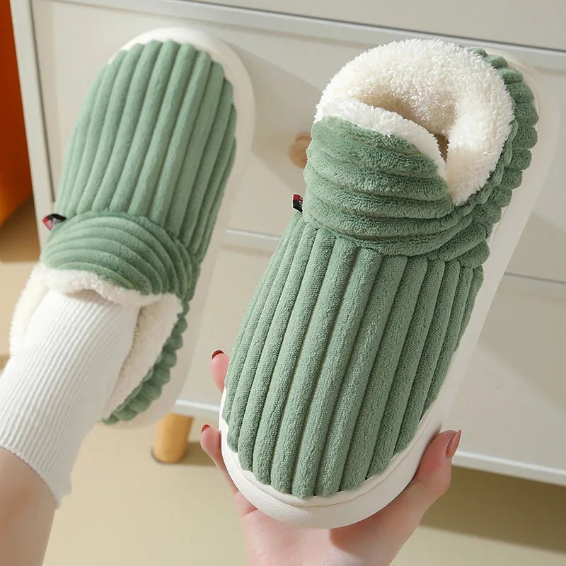 Warme pantoffels – zachte zool – pluizig wintercomfort - Bivakshop