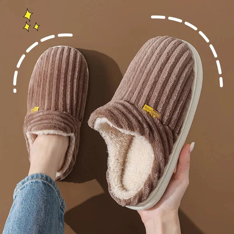 Warme pantoffels – zachte zool – pluizig wintercomfort - Bivakshop